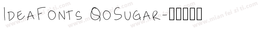 IdeaFonts QoSugar字体转换